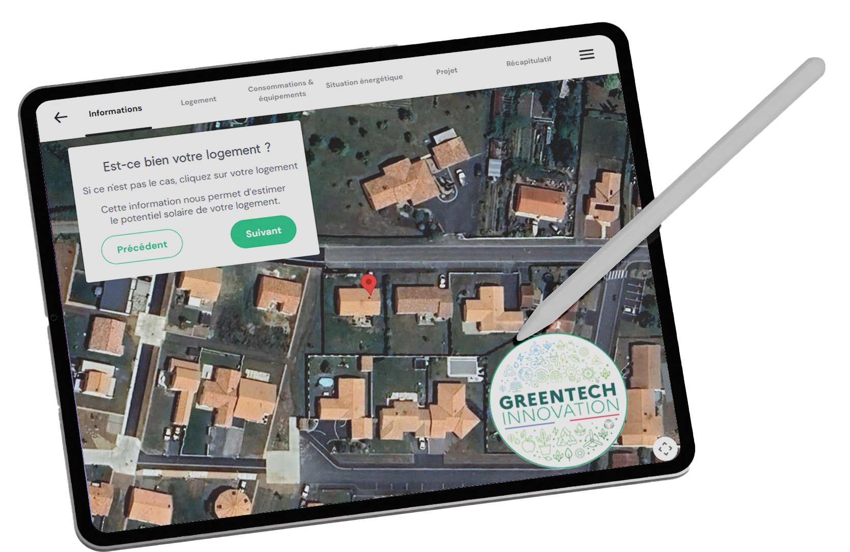 Mockup tablette Orée